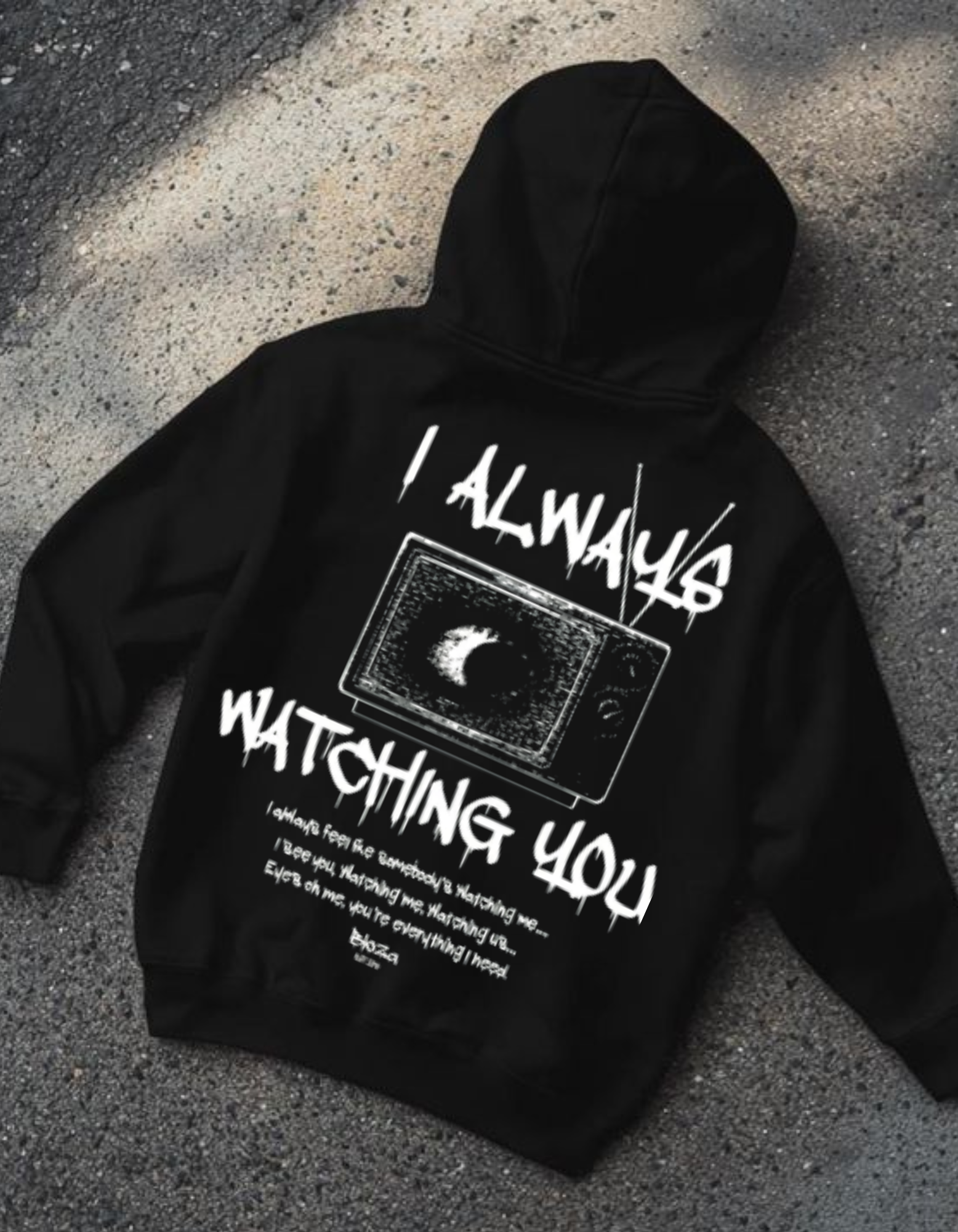 Watching  Oversized Hoodie